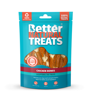 Better Natural Treats Chicken Bones 90g