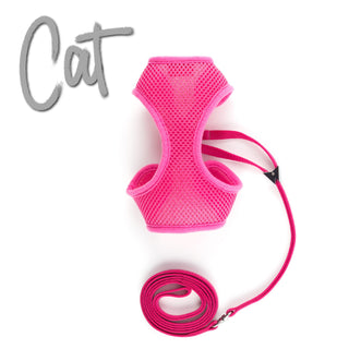 Ancol Soft Cat Harness And Lead Pink