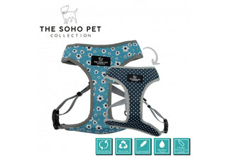 Daisy/Polka Dot  Reversible Harness