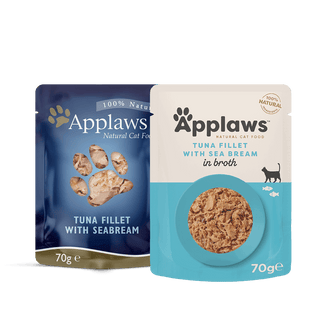 Applaws Natural Cat Food Pouch Tuna And Sea Bream