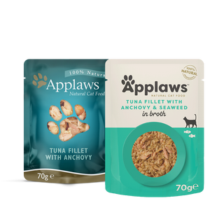 Applaws Natural Cat Food Pouch Tuna And Anchovy