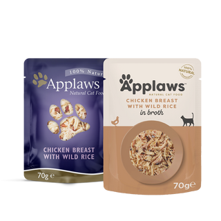 Applaws Natural Cat Food Pouch Chicken And Wild Rice