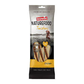 Naturefood Dog Treats Twisters Chicken - Large 3 pc