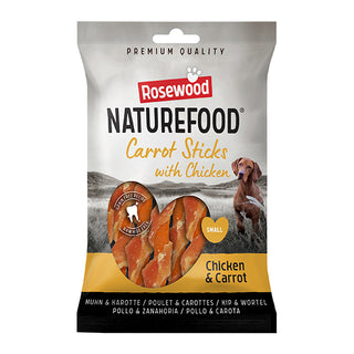 Naturefood Dog Treats Chicken Wrapped Carrot Sticks