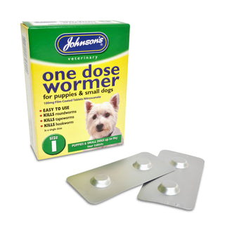 Johnson's One Dose Easy Wormer Size 1