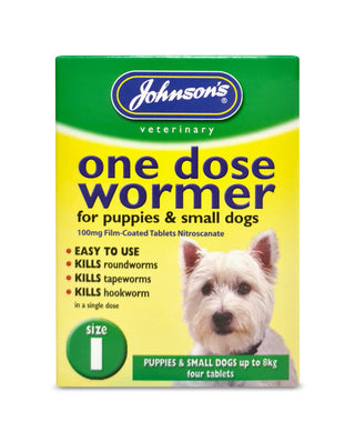 Johnson's One Dose Easy Wormer Size 1