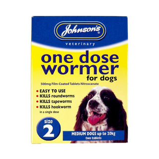 Johnson's One Dose Easy Wormer Size 2