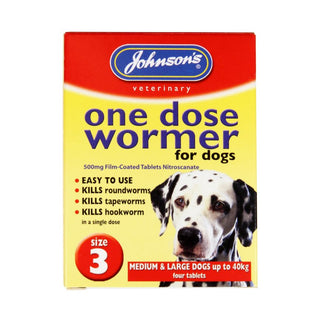 Johnson's One Dose Easy Wormer Size 3