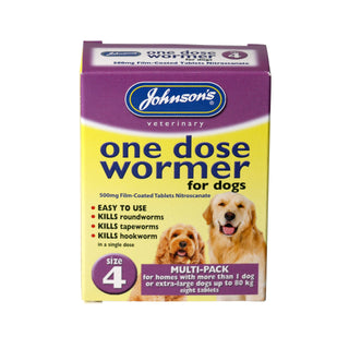 Johnson's One Dose Easy Wormer Size 4