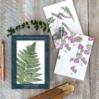 Greenery Boxed Set Of 8 Mixed Notecards