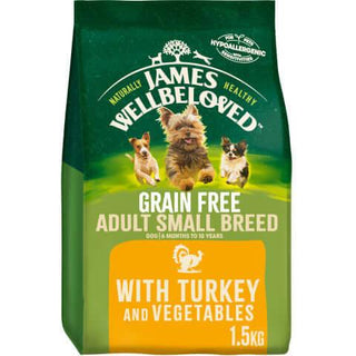 James Wellbeloved Grain Free Adult Small Breed Turkey & Veg