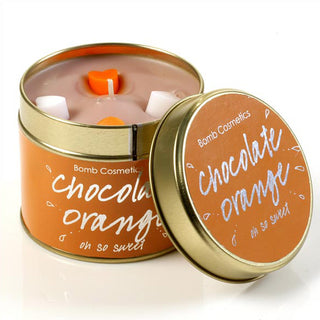 Bomb Cosmetics Tin Candle Chocolate Orange