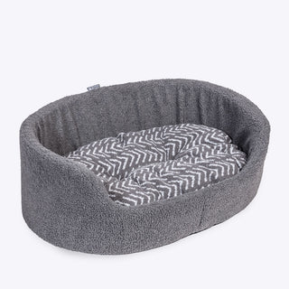 Danish Design Fleece Charcoal Arrows Slumber Bed