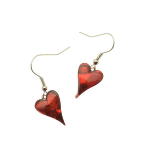 Red Heart Earrings