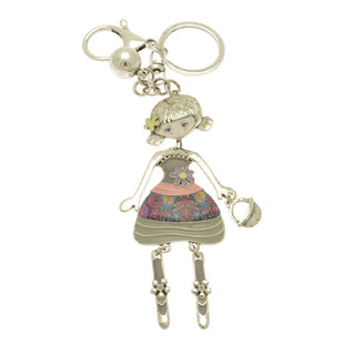 Grey Girl Keyring