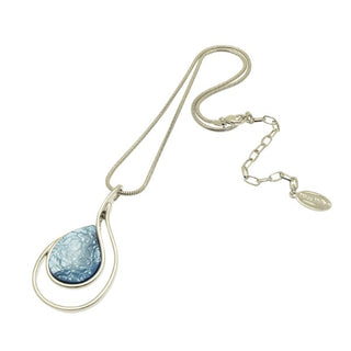 Light Blue Foil Necklace