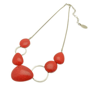 Red Pebble Necklace