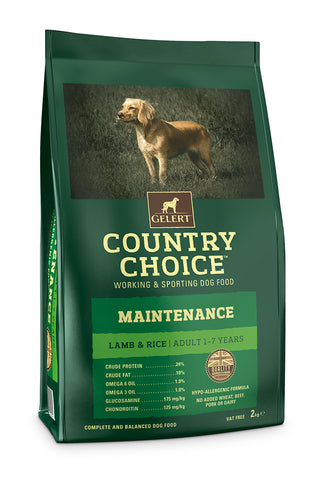 Gelert Country Choice Maintenance Lamb & Rice