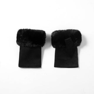 Fingerless Faux Fur - Black