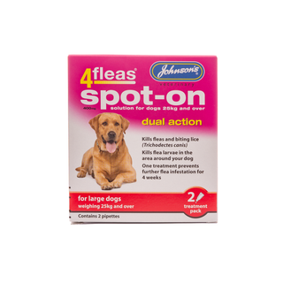 Johnson's 4 Fleas Spot-On Dual Action For Large Dogs