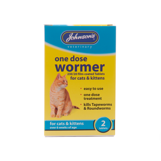 Johnson's One Dose Easy Wormer For Cats And Kittens