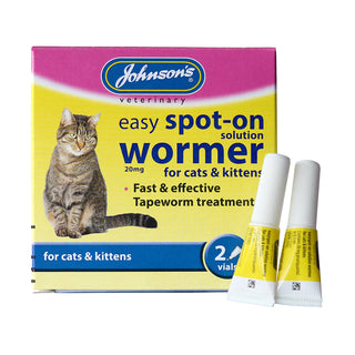 Johnson's Easy Spot On Wormer For Cats