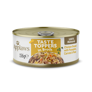 Applaws Taste Toppers Wet Dog Food Chicken in Broth Tin