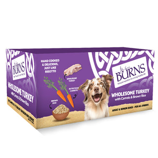 Burns Wet Food Pouch Turkey with Carrots & Brown Rice