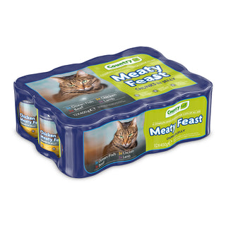 Country UF Meaty Feasts Cat Food in Jelly