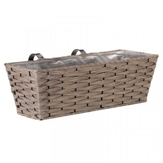 Smart Bari Faux Rattan Planter