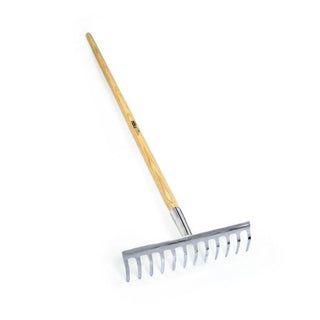 Hilka Pro Garden Stainless Steel 12 Tooth Rake