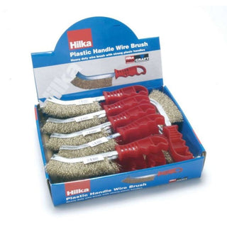 Hilka Brass Coated Wire Scratch Brush