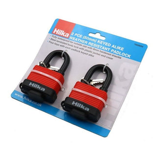 Hilka Weather Resistant Padlock Keyed