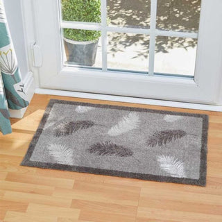 Outside In GreyFern  Door Mat