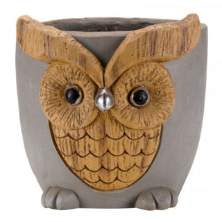 Woodstone Owl Planter