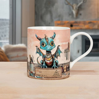 Scrap Art Mug Dragon