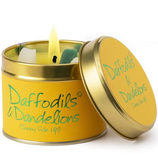 Lily Scented Tin Candle - Daffodils & Dandelions