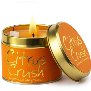 Lily Scented Tin Candle - Citrus Crush