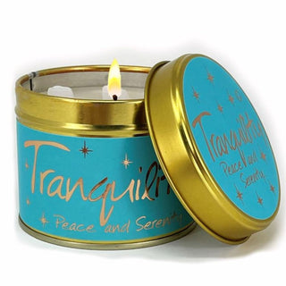 Lily Scented Tin Candle - Tranquility