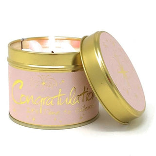 Lily Scented Tin Candle - Congratulations