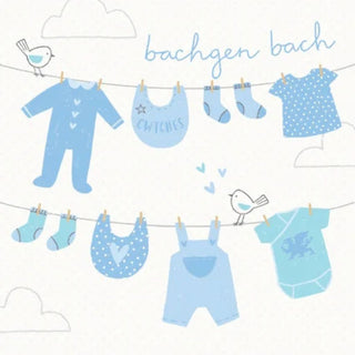 Baby Boy Greetings Card