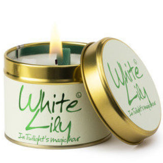 Lily Scented Tin Candle - White Lily