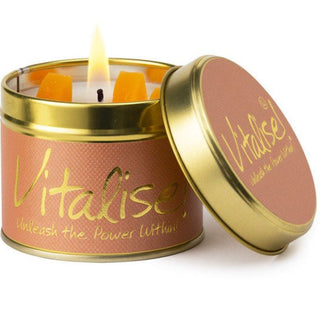 Lily Scented Tin Candle - Vitalise