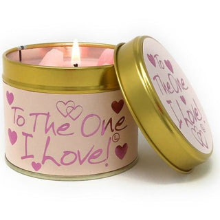 Lily Scented Tin Candle - To The One I Love