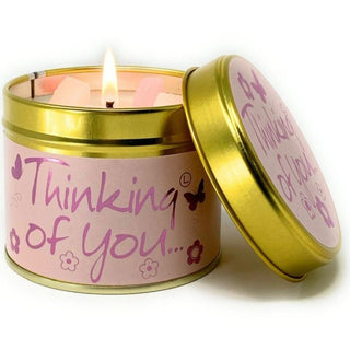 Lily Scented Tin Candle - Thinking Of You