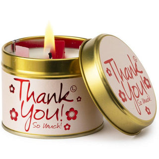 Lily Scented Tin Candle - Thank You