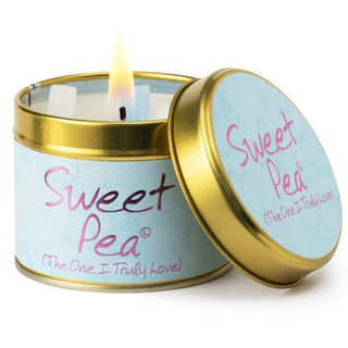 Lily Scented Tin Candle - Sweetpea