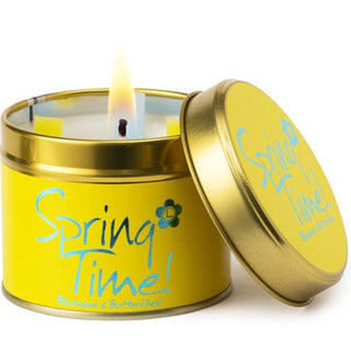 Lily Scented Tin Candle - Springtime