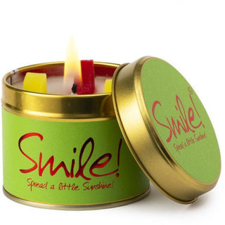 Lily Scented Tin Candle - Smile