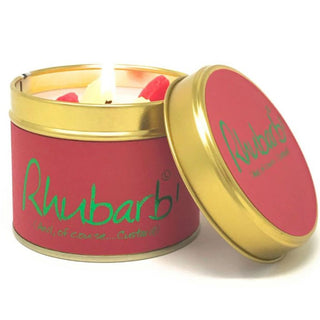 Lily Scented Tin Candle - Rhubarb